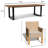Fabiano Rectangular 4 - Person 175cm Long Dining Set with Cushions