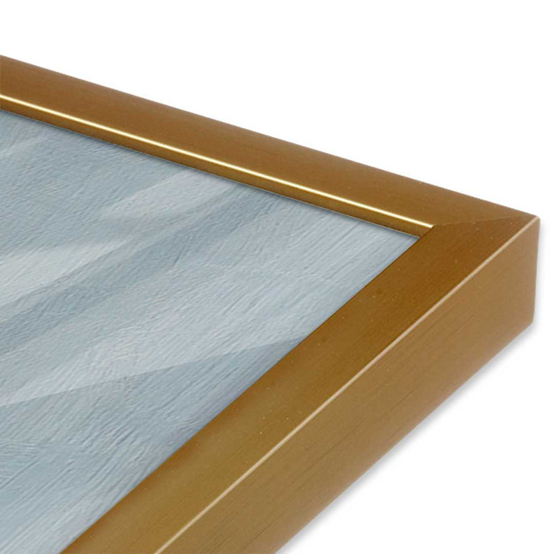Reproduction d'art avec portrait animalier II par Marian Parsons, Impression sur cadre ouvert sans papier mat, Doré