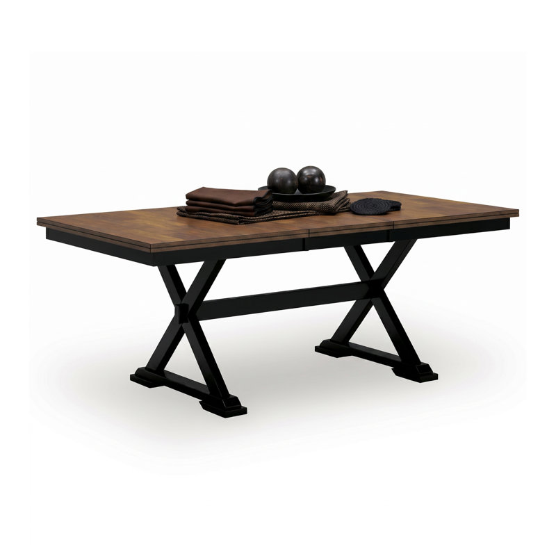 Jancey Extendable Solid Wood Base Dining Table