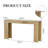 62.99-Inch Extra-Long Entryway Table, Farmhouse Sofa Table Behind The Sofa, Decorative Table For Narrow Entrances In The Living Room, Hallway, Entrance, Or Foyer, Oak-Colored Console Table