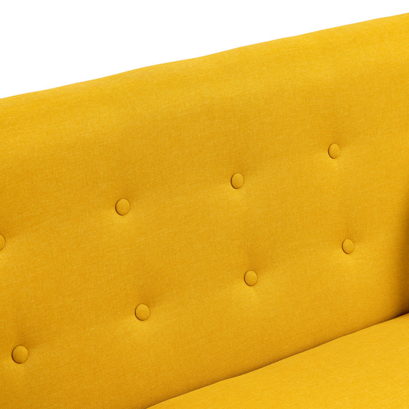 Jaqueze 3 Piece Sofa Set, Yellow