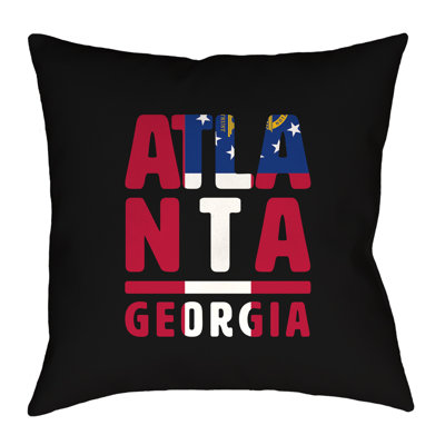 Coussin décoratif « atlanta georgia in, »