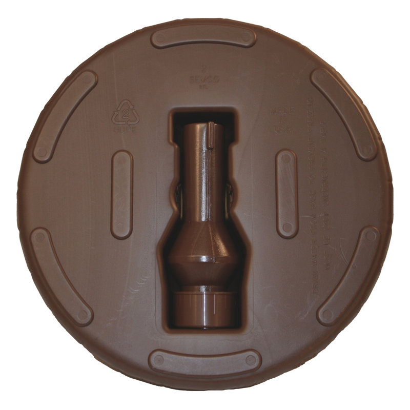 Elegance Cappuccino Polymer Outdoor Umbrella Stand Base