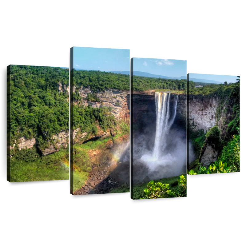 Chutes de Kaieteur en Guyane, H 22 po x l 36 po