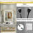 LED Bathroom Mirror with Bluetooth Speakers, Anti-Fog & Dimmable 3 Colors Temperature, Memory Function, Front & Back Lighted Bathroom Vanity Mirror for Wall-622689736-622689737