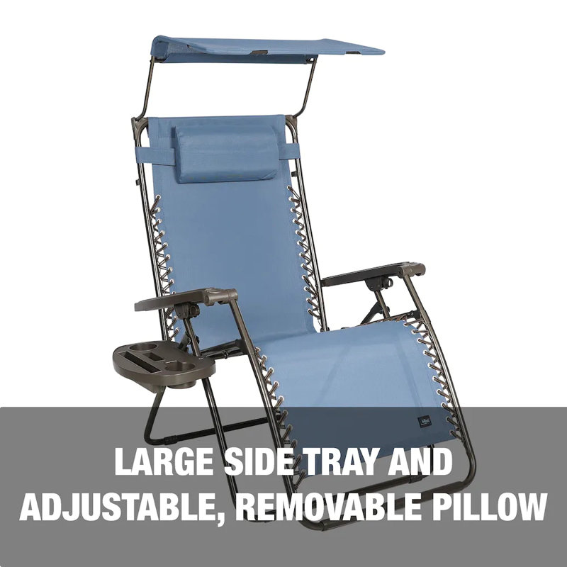 Chaise de patio Jorgea, Bleu
