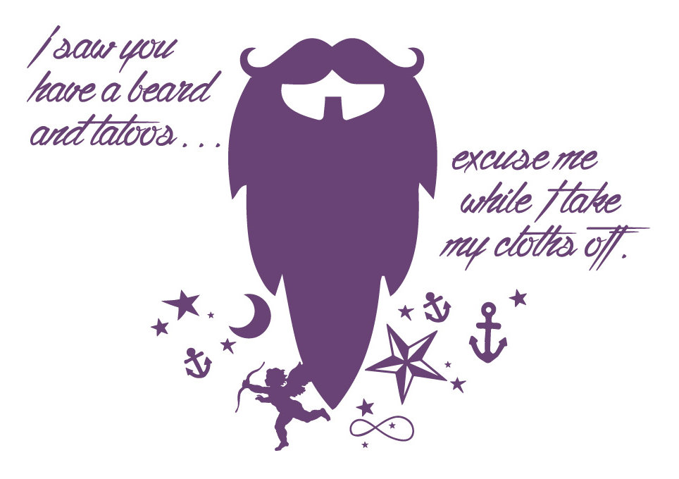 Beard Funny Quote Wall Decal The Decal Guru 