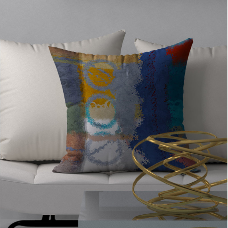 Housse de coussin carrée de précieux choix et insert, 18 po x 18 po