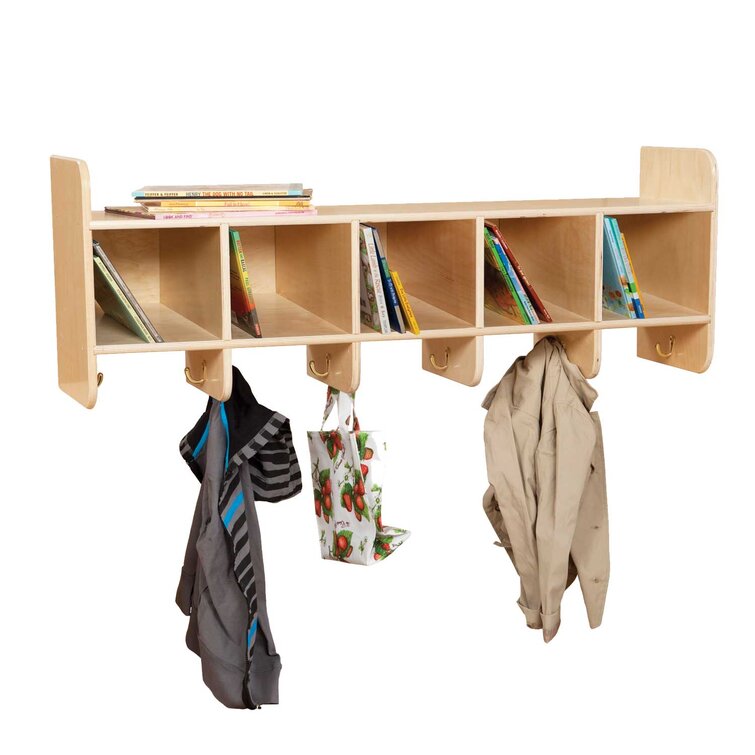 Wood Designs 5 Section Wall Hanging Storage & Reviews