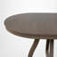 Table de salle à manger extensible, de forme ronde à ovale, feuille amovible de 16 po, placage de chêne, base à pieds croisés courbés, maison de campagne moderne, salle à manger-132787762