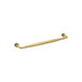 2FE7602CFB604F2C905C622DAC836C99 Single-Sided Glass Mount Support, Brass Material, 1/4" to 1/2" Glass Thickness, 1-1/8" End Cap Diameter, Brushed Nickel Finish