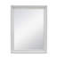 Miroir de commode rectangulaire - finition blanche
