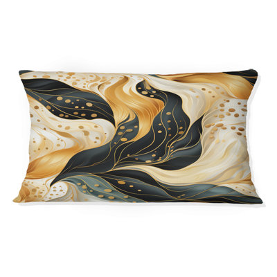 Mystic Abstract Fusion - Printed Throw Pillow