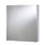 610mm W 661mm H Frameless Medicine Cabinet Mirror 5 Adjustable