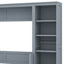 Grand lit escamotable avec bureau et bibliothèque-863306187-863306184