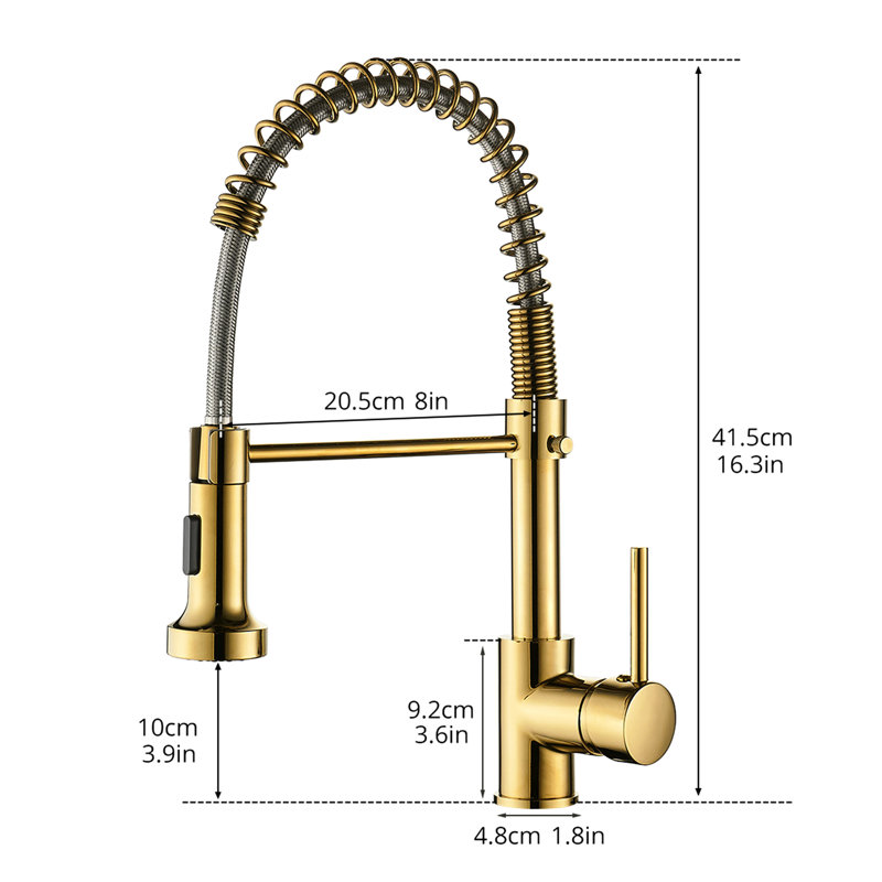 Robinet de cuisine commercial Tempting Gold