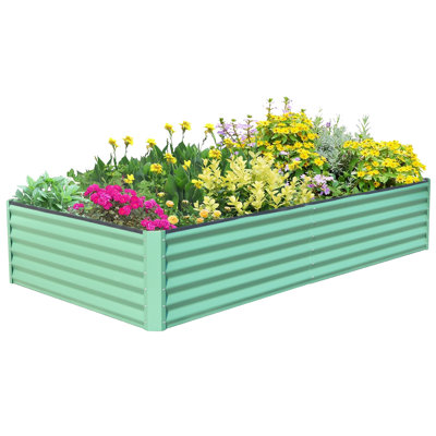 Lit de jardin surélevé en métal Sacia