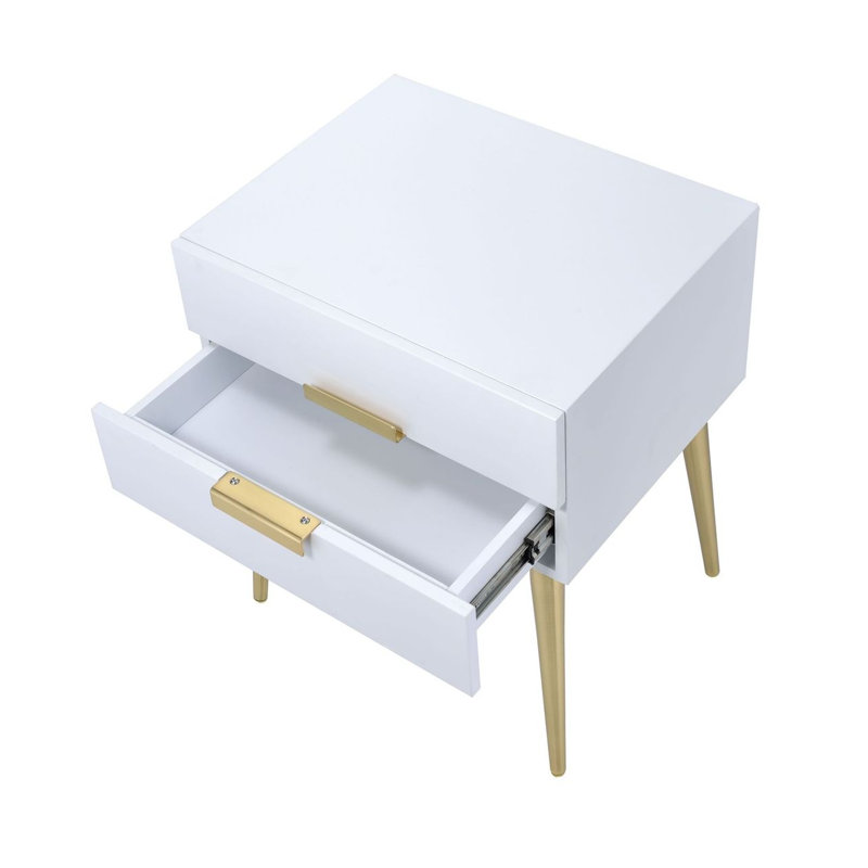 Maydel 20'' W Nightstand, White