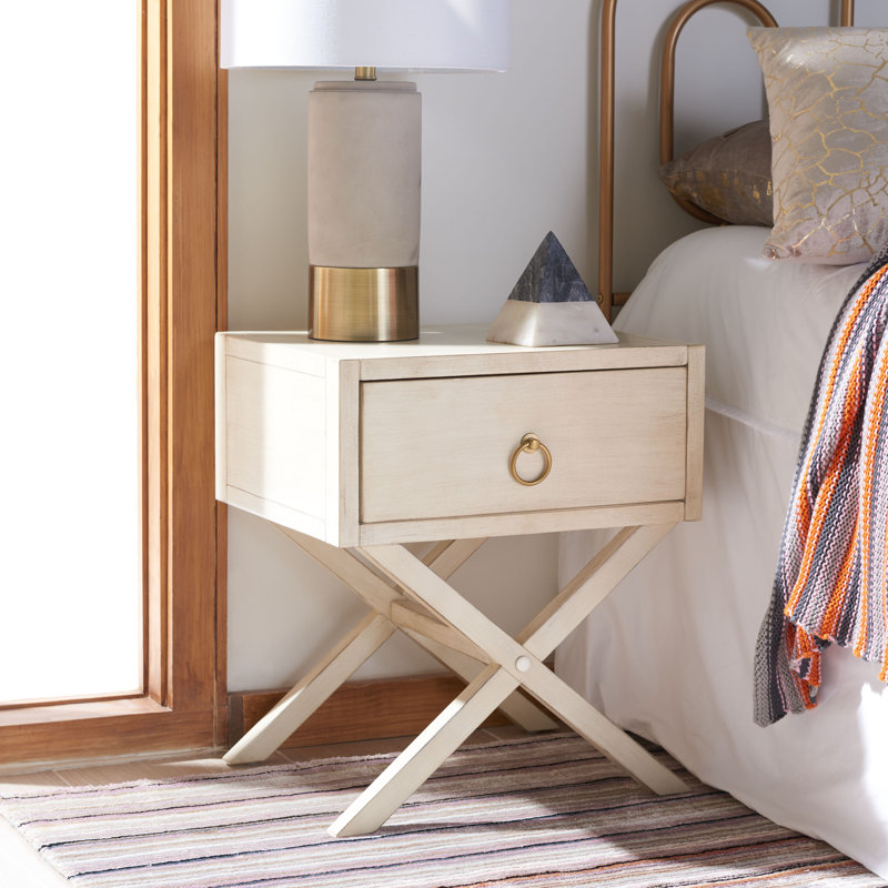 Commer 19.02'' W Nightstand, Antique White