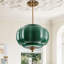 Suspension vintage en verre en forme de citrouille, plafonnier à intensité variable 3 couleurs avec ampoule DEL à culot E26-1690405520-1690405521-1690405524