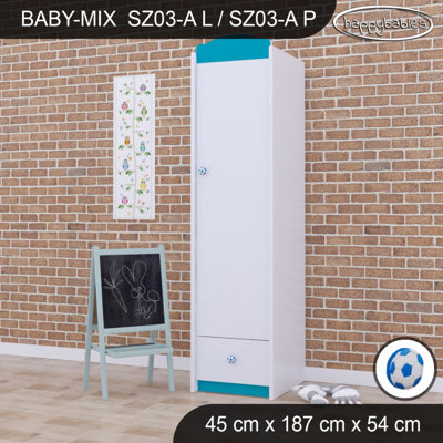 Baby Mix Ball 1 Door Wardrobe