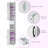 67.5" Tall Bathroom Narrow Storage Cabinet, Slim Linen Cabinet