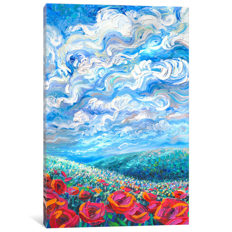 Arcadia par Iris Scott - reproduction d'art sur toile tendue, H 18 po x l 12 po x P 1,5 po