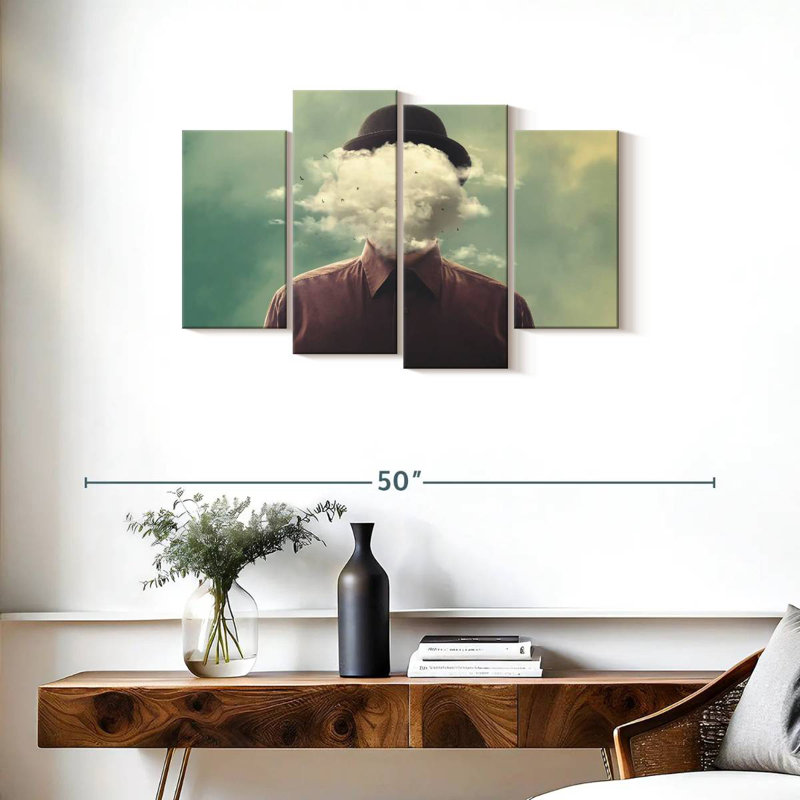 Kelan Head In The Clouds, 22'' H x 36'' W