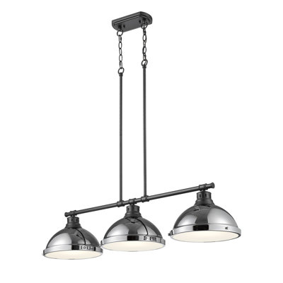 Luminaire suspendu linéaire 3 lumières Laramy