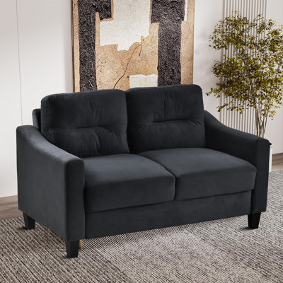 Alexie 54.33'' Velvet Loveseat