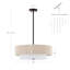 Lustre cylindrique semi-encastré à 4 lumières Reenat-360294262