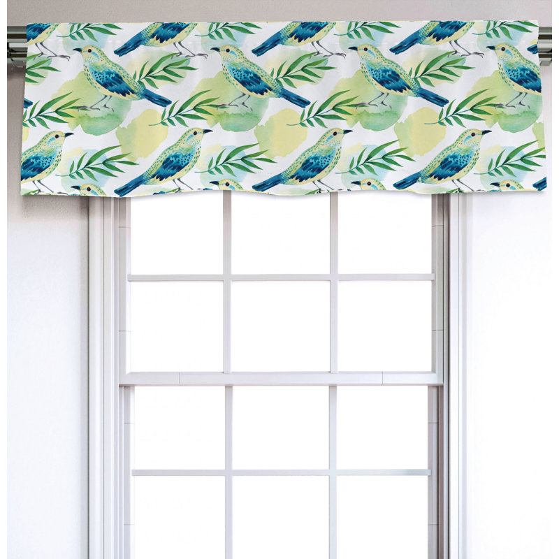Sateen Ruffled Window Valance