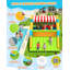 Grand château gonflable pour grands enfants 8-12, parcours gonflable d'obstacles pour enfants 3-6 x 16,5 pi avec glissade XXL, zone de saut, piscine d'eau, barres à obstacles, lancer d'anneaux, souffleur de 750 W, château gonflable extérieur pouvant accueillir 6 enfants