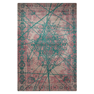 Tapis en laine écologique tissés à la main - 244 x 305 cm, rectangulaire | Beige Oriental | Poils longs | Épais Fait à la main | Antidérapant Tapis de salon, chambre
