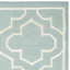 Tapis géométrique tissé à la main à motif banane en soie / laine / coton Rodgers-343308984