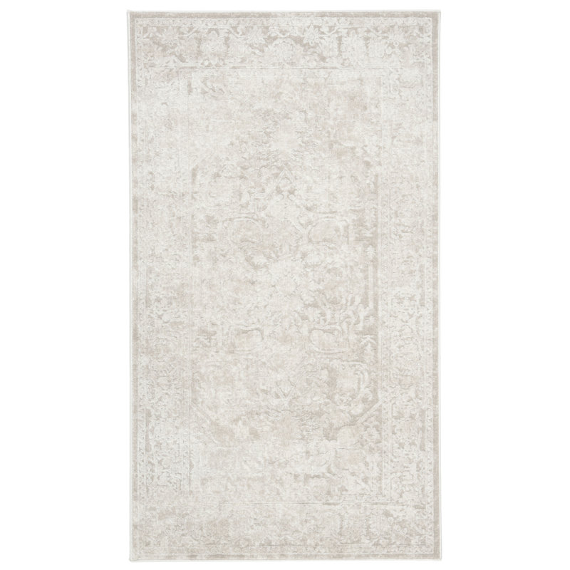 Reflection Oriental Area Rug In Creme / Ivory, Rectangle 122cm x 183cm