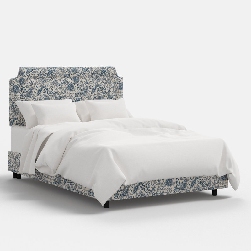 Hampton Bed In Pomegranate Blue, King, Pomegranate Blue