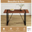 Table et chaise de salle à manger - look rétro minimaliste avec pieds texturés en métal noir pour 6 personnes rectangulaires, design, plateau, pieds, sièges, sélection relaxante-2027014904