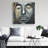 Abstract man portrait - 32"x32" art on canvas