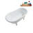57.5'' x 29.5'' Soaking Acrylic Bathtub-83636142-83636137