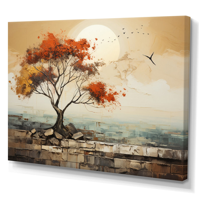 Baobab Tree Harmony II, reproduction d'art sur toile, H 12 po x l 20 po x P 1 po, Toile tendue