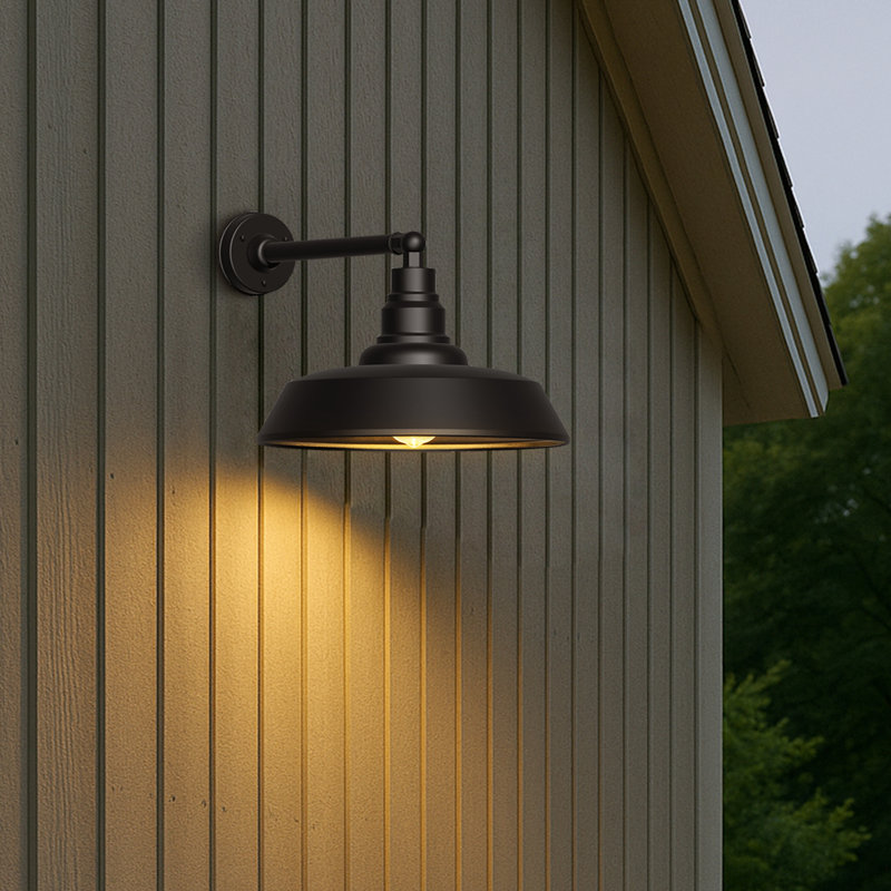 Outdoor Wall Light, 13.3'' H X 24'' W X 30.3'' D