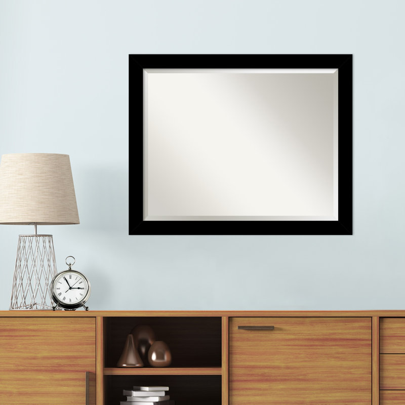Miroir mural Jihyun, Noir, H 25,25 po x l 31,25 po