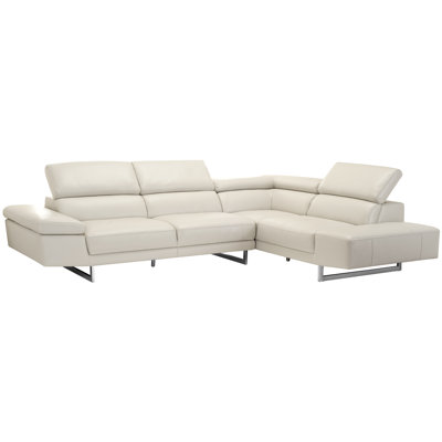 Leather L-Shaped Sectional