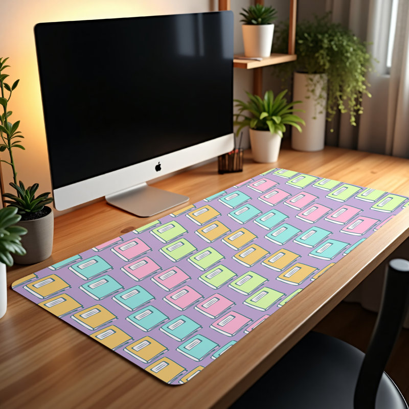 Polyester Desk Pad, 31.5x15.5