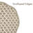 Fabdivine 15"Floral Scalloped Placemats - Kesariya