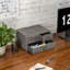 Solid Wood Stackable Vintage 3-Drawer Desktop Storage Desk Organiser with Drawers-1981315012