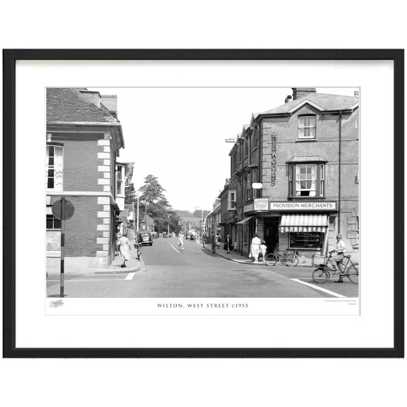 Wilton, West Street C1955 - Single Picture Frame Print, 60cm H x 80cm W x 2.3cm D
