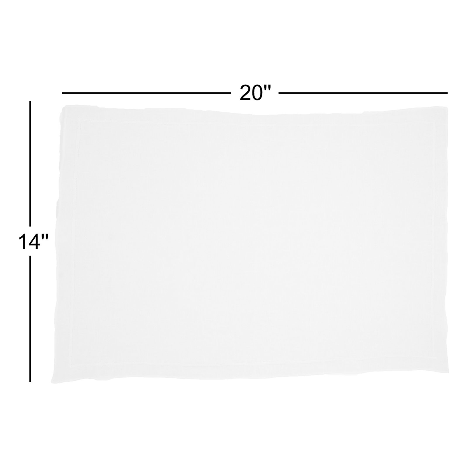 Stonewashed Linen Placemat, Blue
