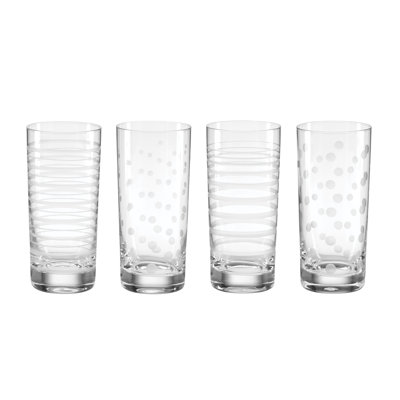 Oneida Mingle Hiball Glasses, Set of 4